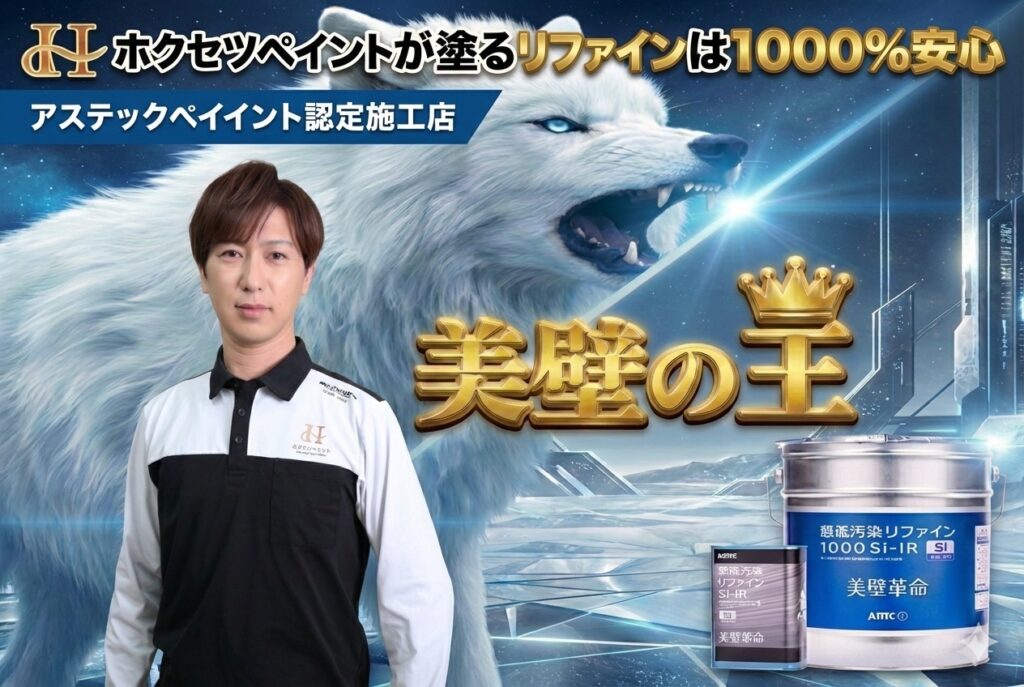 アステックペイント超低汚染リファインSi-IRのイメージ画像｜ホクセツペイント 美壁の王
